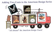 Design stamps on truck