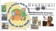 Stamp seller souvenir